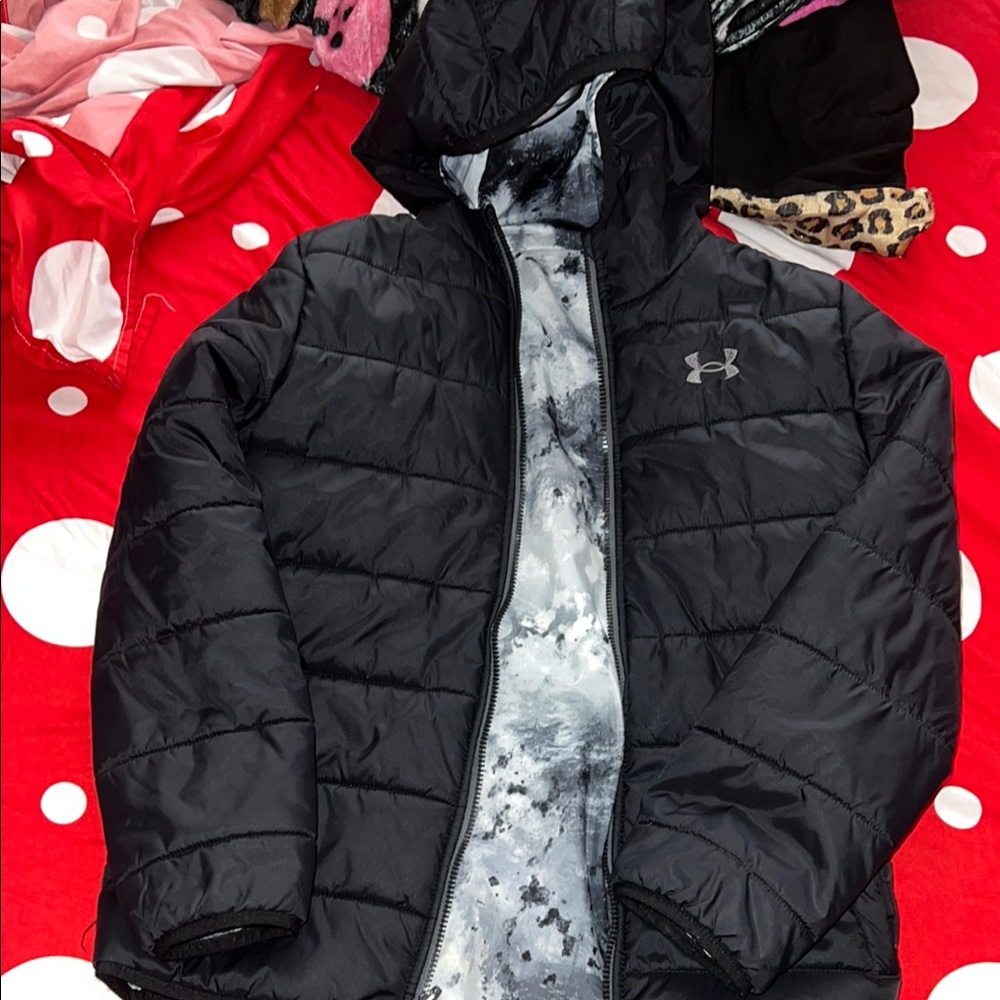 Under Armour Black Puffer Jacket for Kids